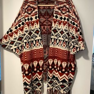 Shawl sweater